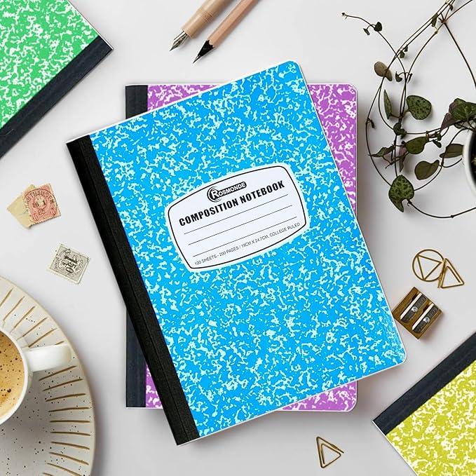 2000 Pack (Pallet) Composition Notebook Bulk, College Ruled, Full Pallet of Composition Notebooks, 200 Pages (100 Sheets), 9-3/4 x 7-1/2, Bulk Notebooks for School & Office, 4-7 Days Transit