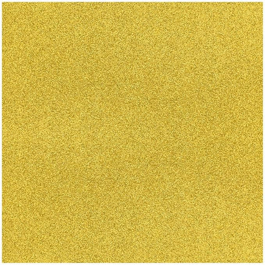 Baisunt 10 Sheets Gold Glitter Cardstock Paper for Graduation Cap DIY Project, Scrapbook, Birthday Wedding Party Decoration 250GSM(12x12 In, Non Adhesive)