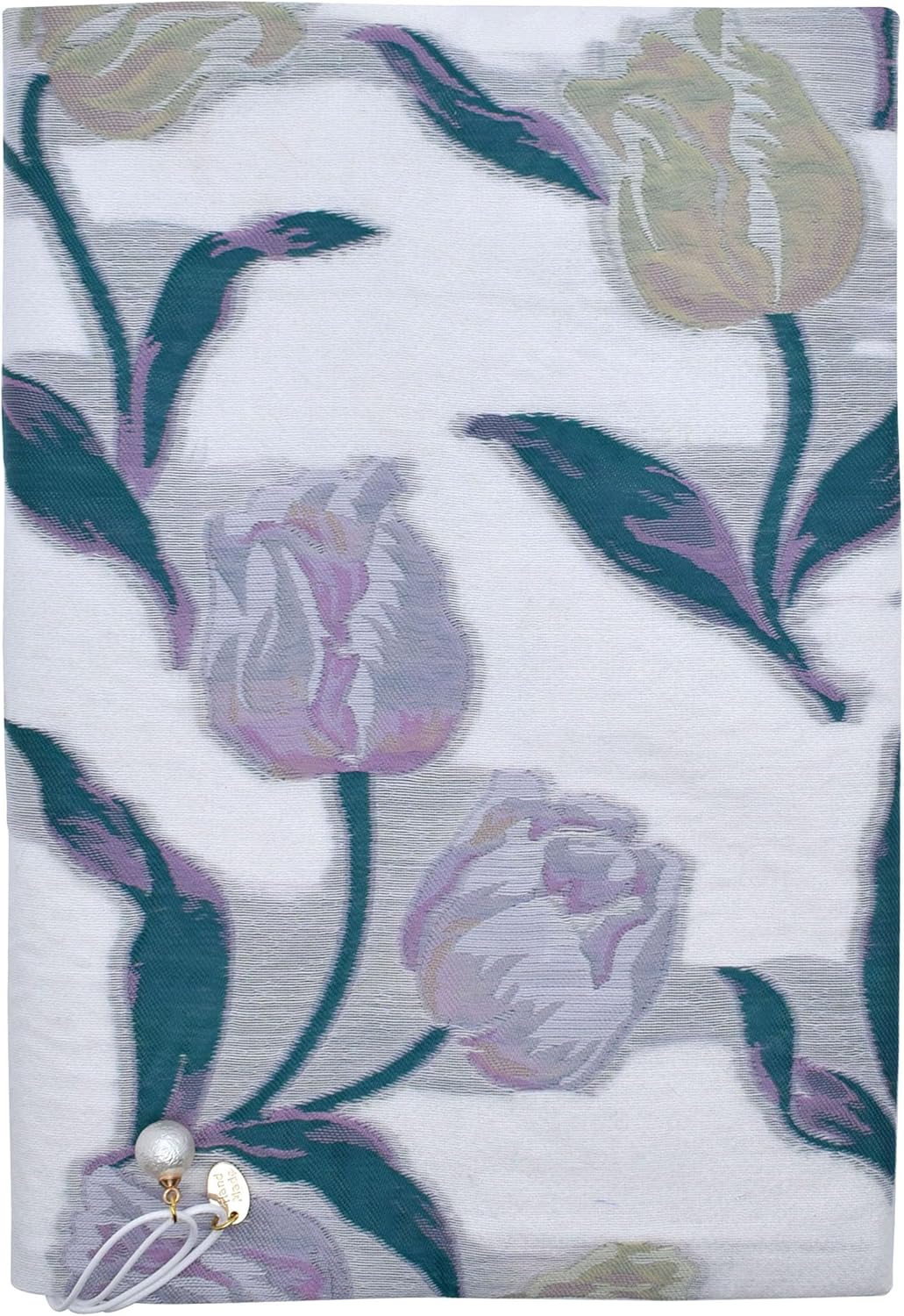 BLBMH Book Covers for Paperbacks Book Cover for Privacy Fit for 5.5x8.5 inch Adjustable Book Sleeve Cover for Diary Books Fabric Softcover Protector for Notebook - Tulip 8.5in