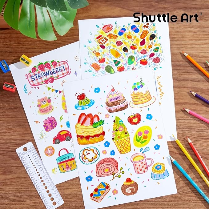 Shuttle Art 360 PCS Colored Pencils Bulk, 12 Assorted Colors, Pack of 30, Break-resistant, Pre-sharpened Colored Pencils for Kids, Bulk Pack School Supplies for Teachers & Students
