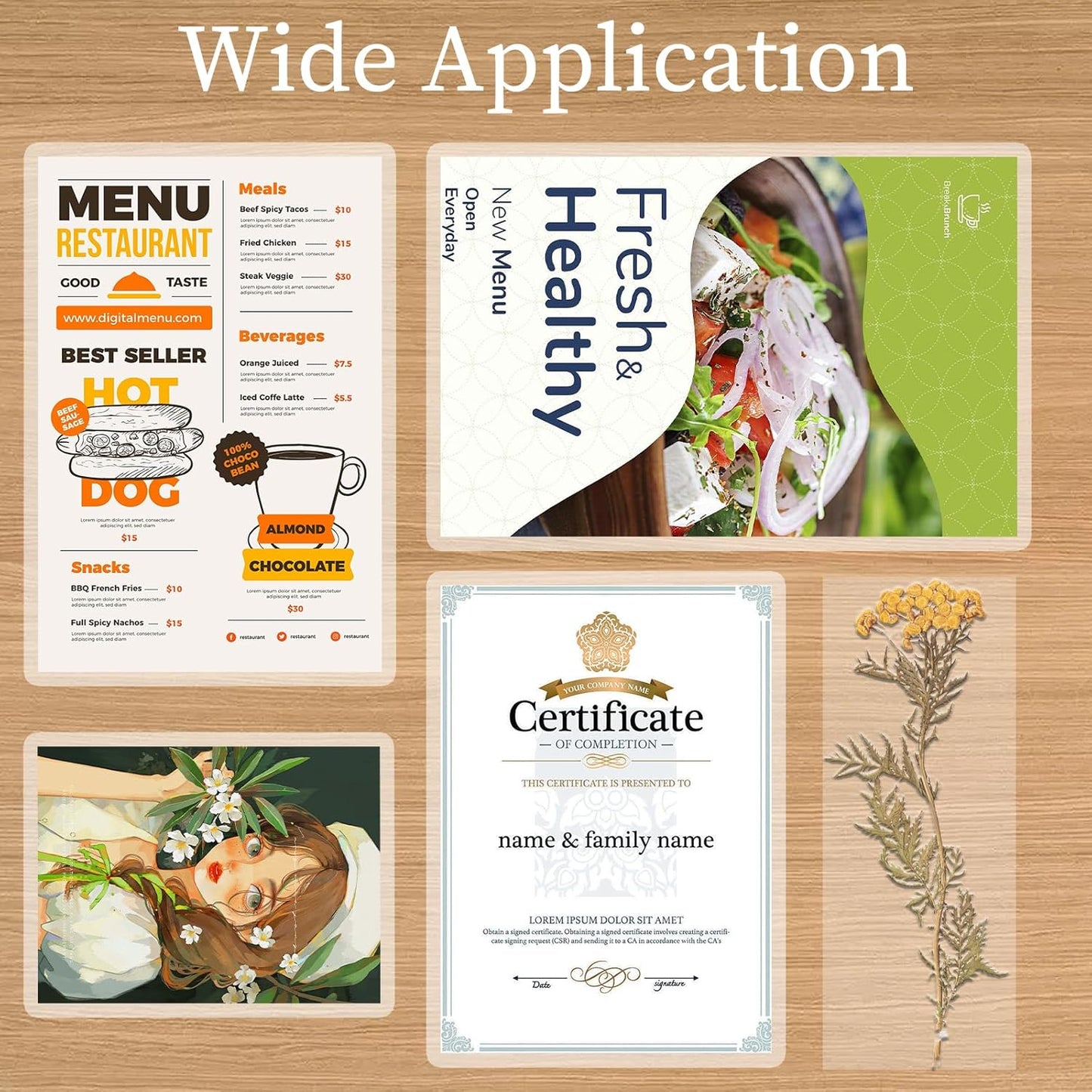 Thermal Laminating Pouches 5 mil, Clear 9 x 11.5 Inch Laminating Sheet Paper for Thermal Laminator, Holds 8.5 x 11 Inch Letter Size Sheets (2000 Pack)