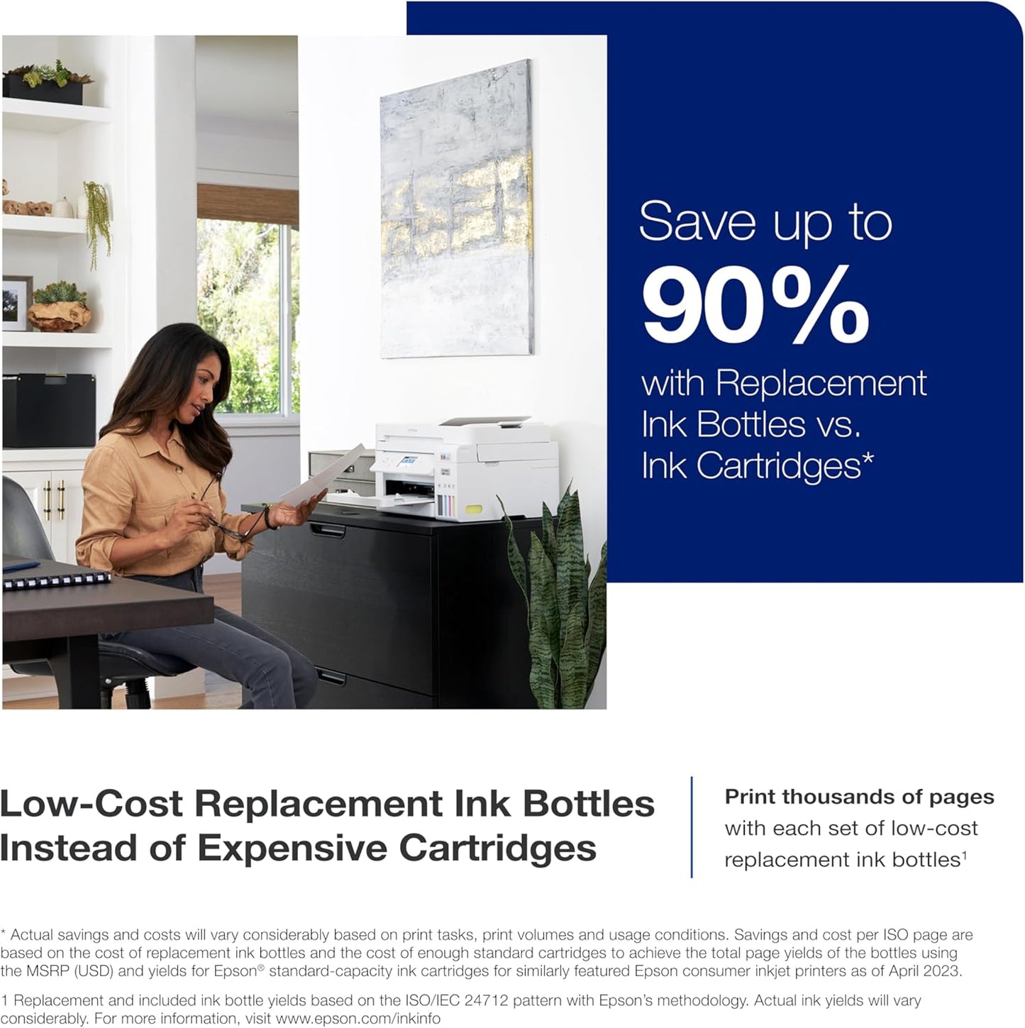 Epson EcoTank ET-2800 Wireless Color All-in-One Cartridge-Free Supertank Printer & EcoTank ET-4800 Wireless All-in-One Cartridge-Free Supertank Printer