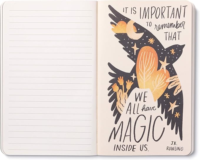 Compendium Softcover Journal - The universe is full of magical things. – A Write Now Journal with 128 Lined Pages, 5″W x 8″H