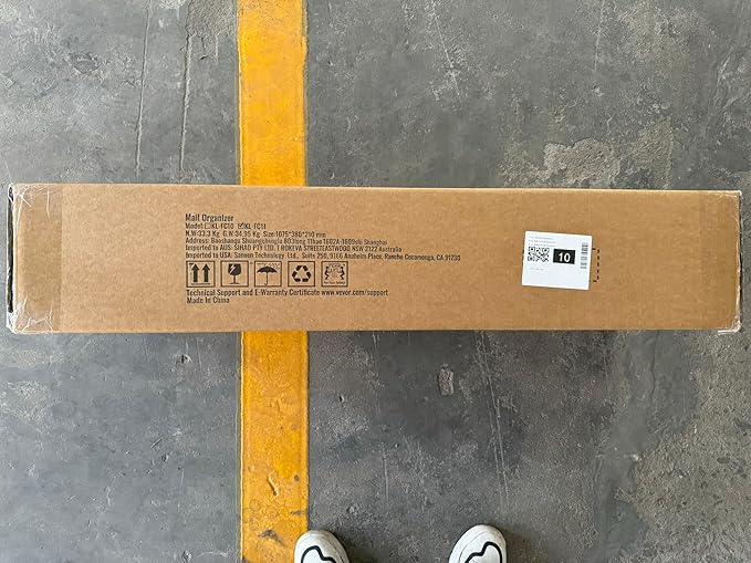 VEVOR Literature Organizer, 36 Compartments Office Mailbox with Adjustable Shelves, Wooden Mailbox Sorter Medium Density Fiberboard Office Home Classroom Storage for Files, Documents, Papers, Grey