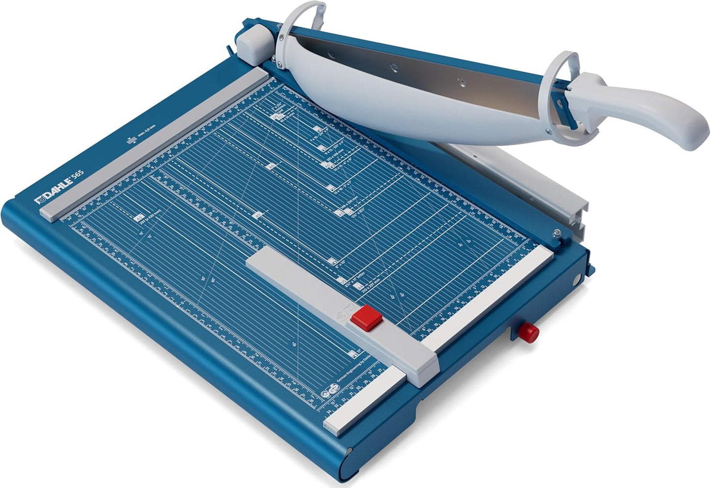 Dahle 565 Premium Guillotine Trimmer, 15" Cut Length, 35 Sheet Capacity, Self-Sharpening Blade, Automatic Clamp, w/Safety Guard