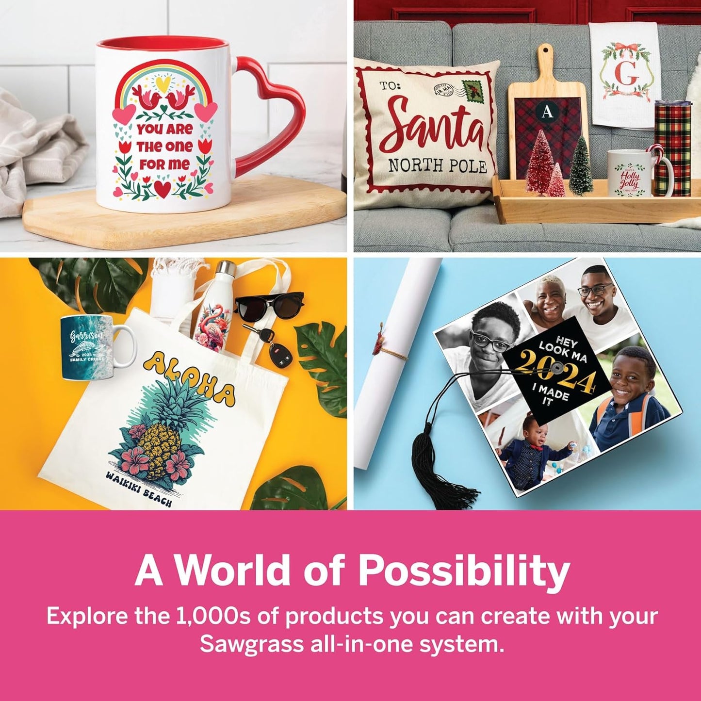 Sawgrass SubliJet UHD Sublimation Ink Cartridge - Magenta - High-Performance Ink SG500 SG1000 Sublimation Printers - Long-Lasting, High-Viscosity Gel Ink for Vibrant, Crisp Prints