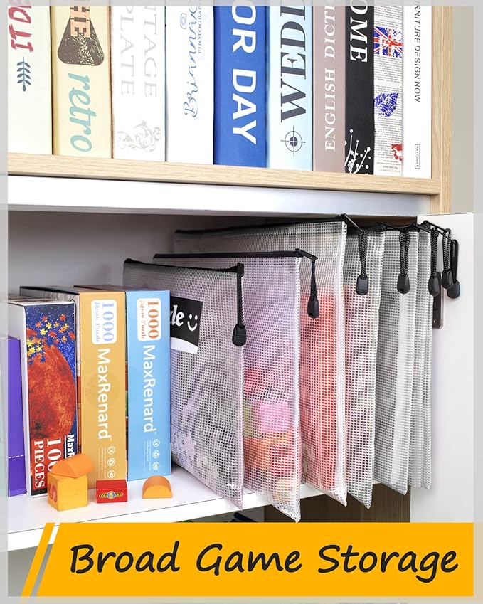 SUNEE Plastic Pencil Pouch 4.6x9.2 in (Black, 18 Packs), Small Storage Bags, Plastic Zip File Bags, for School Office Travel Storage