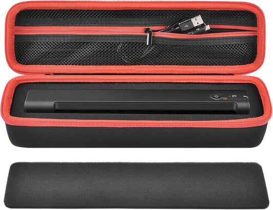 ALKOO Case Compatible with Epson Workforce ES-50/ ES-60W/ ES-55R/ ES-65WR/ DS-30/ DS-70/ DS-80W Portable Sheet-Fed Document Scanner, Storage for Epson Scanner for PC and Mac- Black (Box Only)