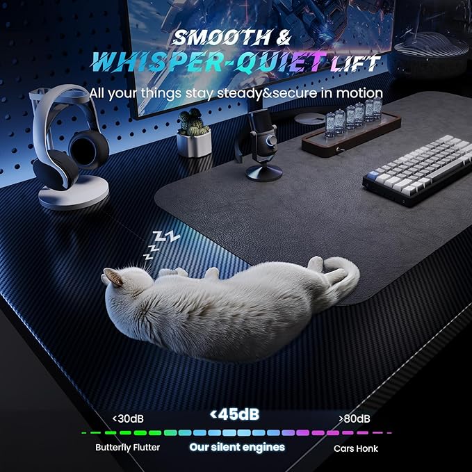 SIAGO Electric Standing Desk Adjustable - 63 x 24 Inch Sit Stand up Desk with Cable Management - 3 Memory Preset Adjustable Height Table