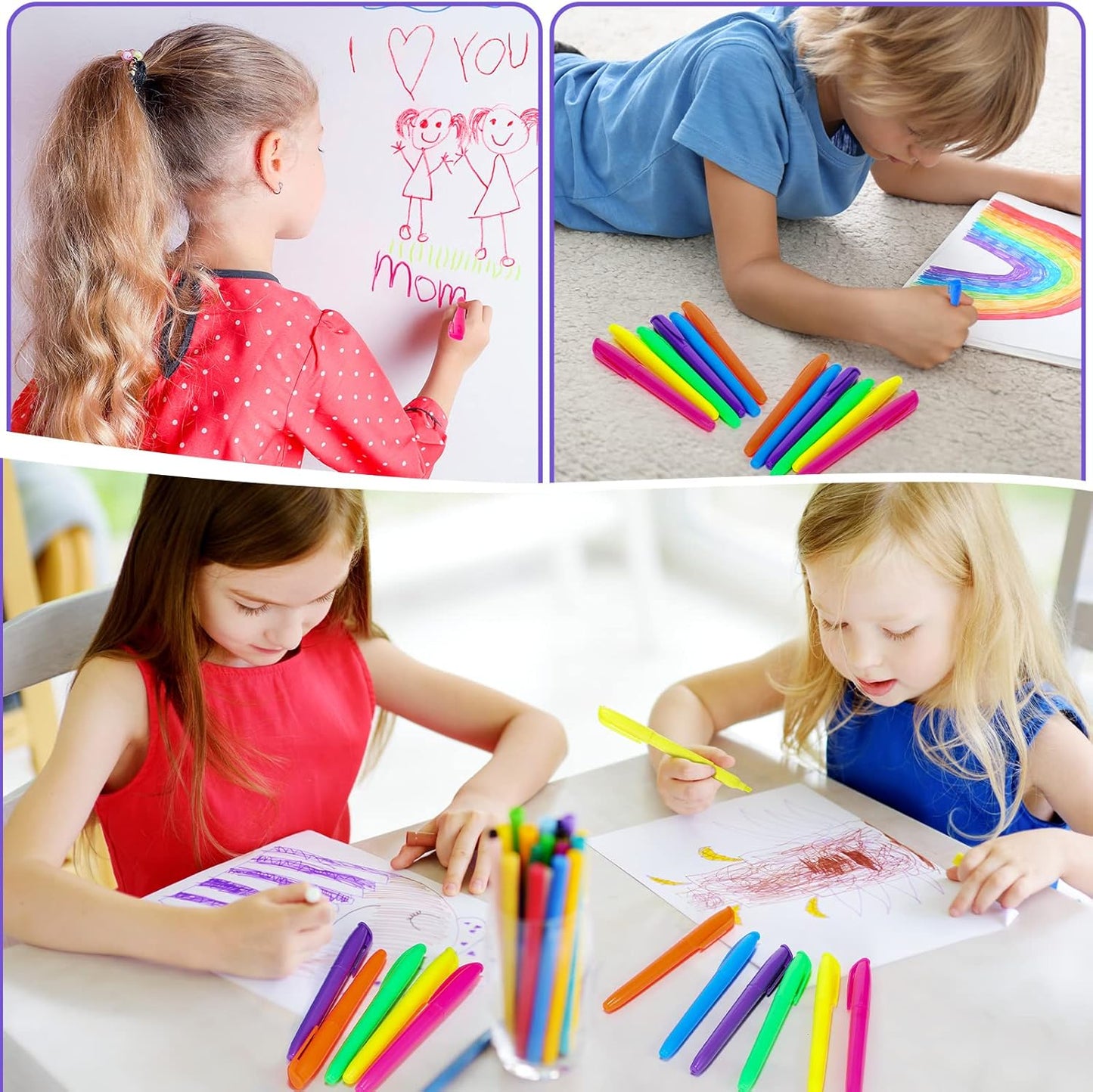 Handepo Highlighter Bulk Assorted Colors Dry Quickly Highlighter Markers Chisel Tip Pens for Kids Adult School Teachers Office Supplies Carnival Classroom graduation Rewards(300 Pcs)