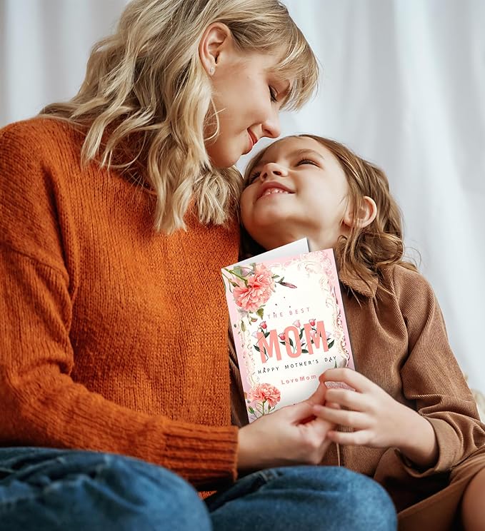 Mothers Day Gifts - Mothers Day Card, Gifts for Mom, Mothers Cards for Mom, Mother's Day Gift from Daughter, Son, Husband