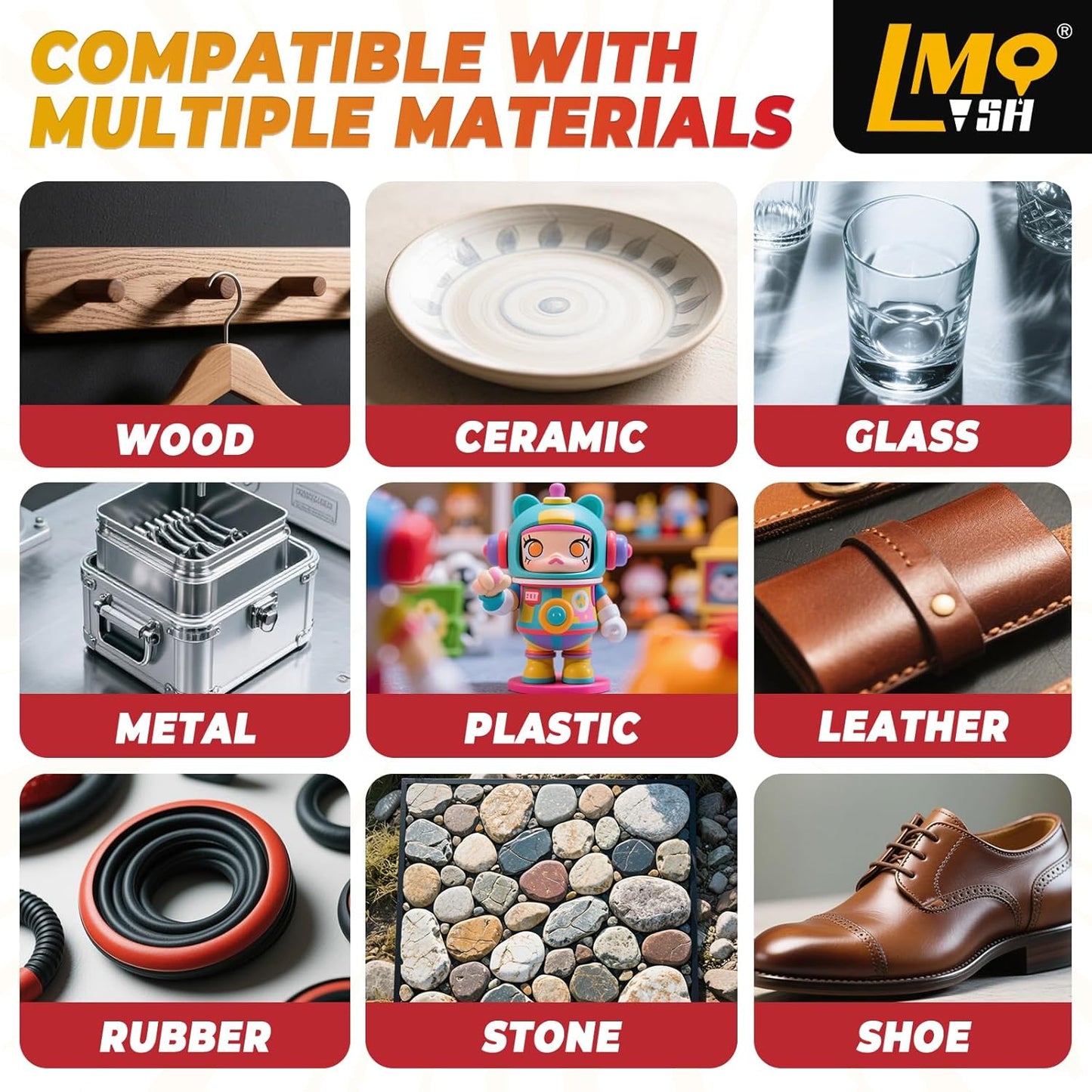 Super Glue Thick CA Glue Clear 30 Gram, Heavy Duty Superglue Instant Cyanoacrylate Adhesive for Plastic Ceramic Leather Metal Glass Wood Pla Shoe Sole Repair, Strong Oily Liquid Bonding