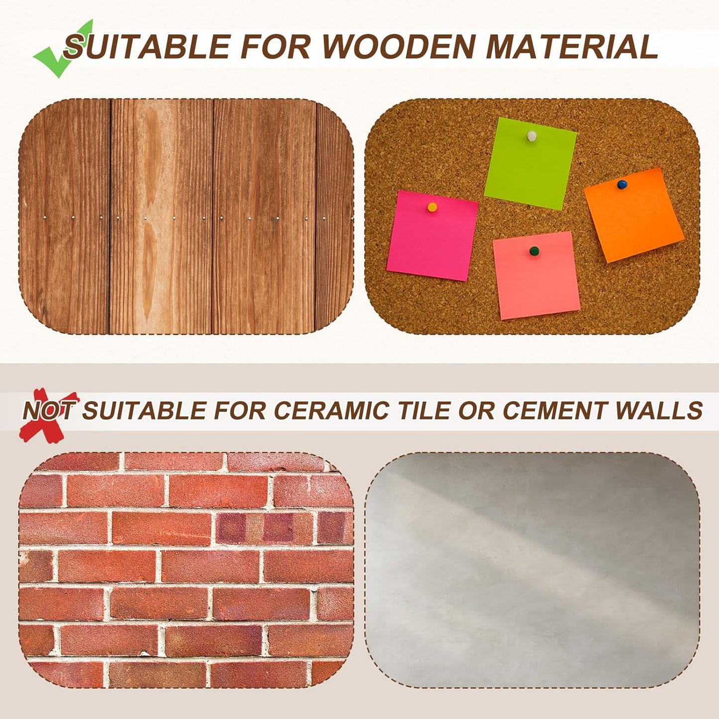 uxcell 100Pcs Upholstery Tacks, 11mmx10mm Flat Head Thumb Tack Decorative Furniture Nails Push Pins for Furniture Sofa Headboards, Black