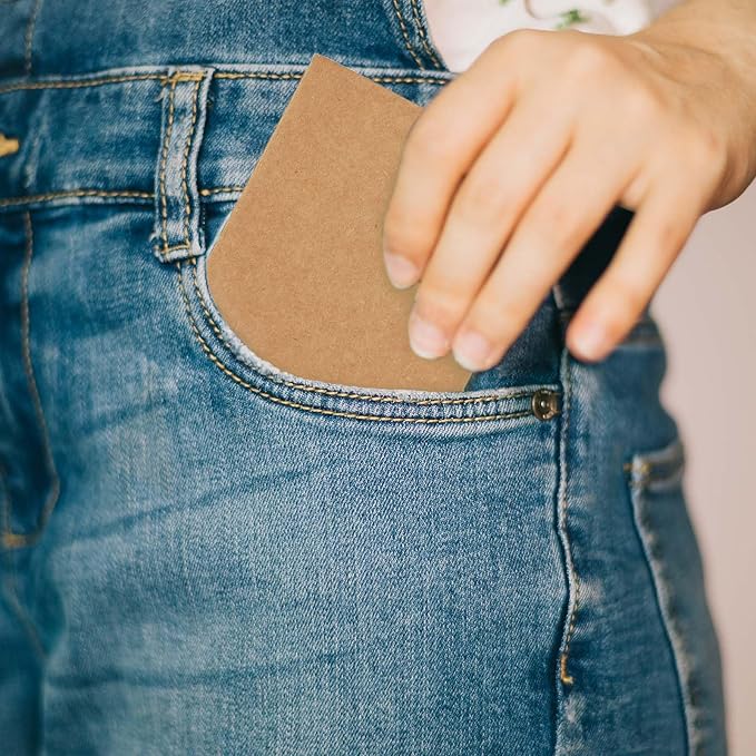 32PCS Mini Notebooks Bulk, 3.5" x 5.5", Brown, 60 Pages Lined Paper Small Pocket Notebook Set, Mini Journal Memo Notepads for Kids, Students, Traveler, School Office Supplies