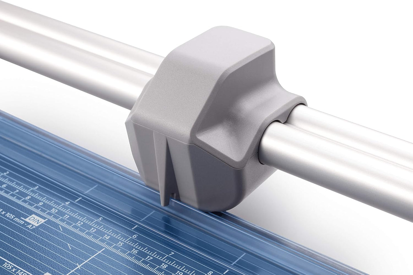 Dahle 558 Professional Rotary Trimmer, 51" Cut Length, 12 Sheet Capacity, Self-Sharpening, Dual Guide Bar, Automatic Clamp, German Engineered Paper Cutter