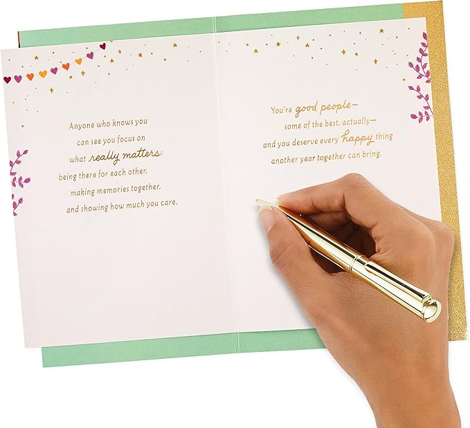 Hallmark Anniversary Card for Couple (Good People)