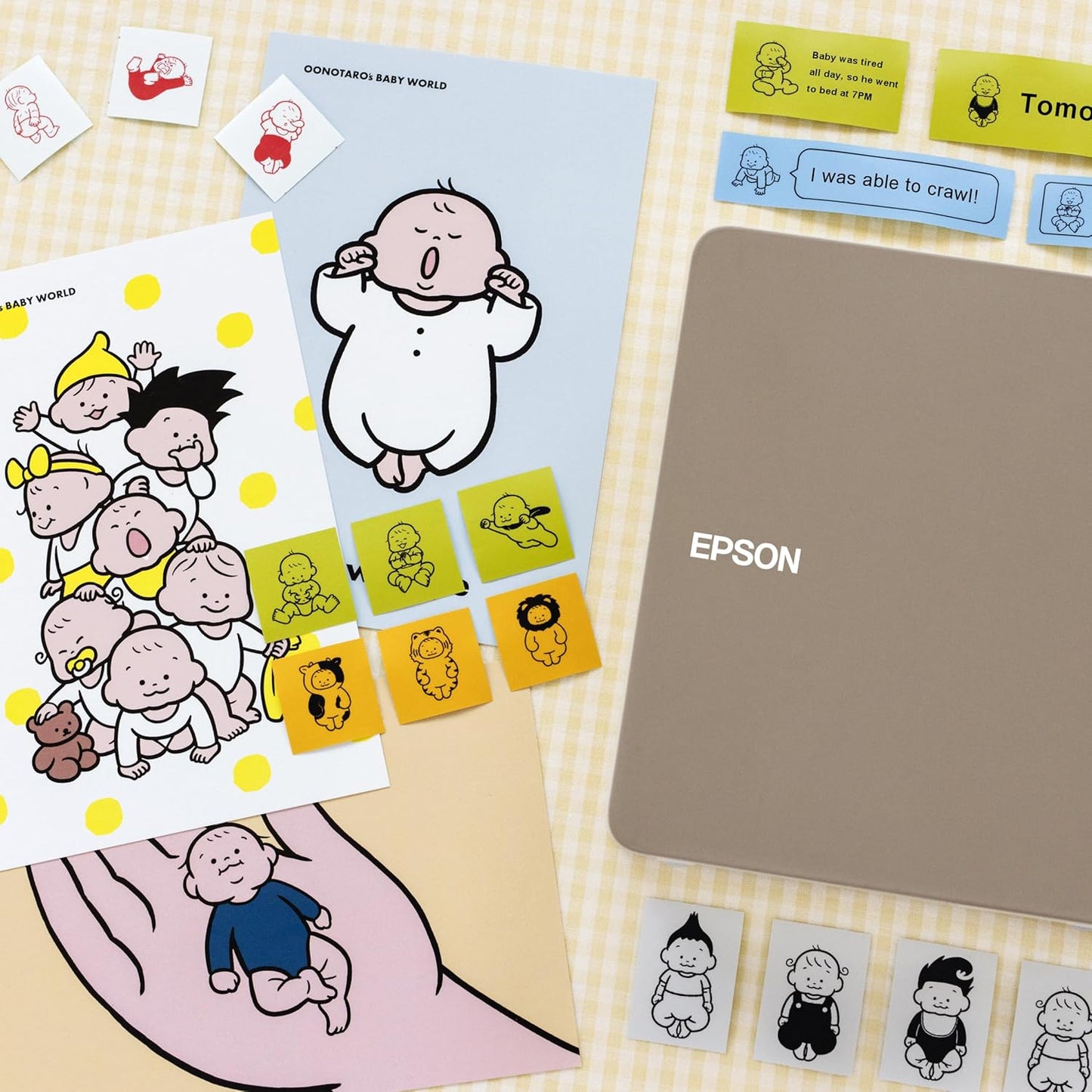 Epson LABELWORKS 218BMLPX Genuine PET (Polyester) Tape Cartridge - Black on Matte Blue Designer Craft Label Maker Tape - 3/4" (18MM) Wide, 26'