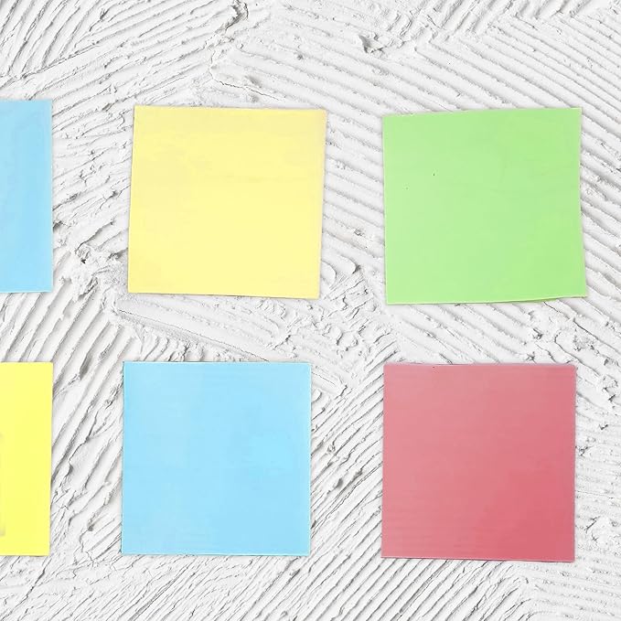 BAZIC Color Paper Cube w/Durable Tray, 3" X 3" 300 Count/Pack, Mini Memo Papers Pads Note Paper Reminders (Non Sticky), Assorted Colors, 1-Pack