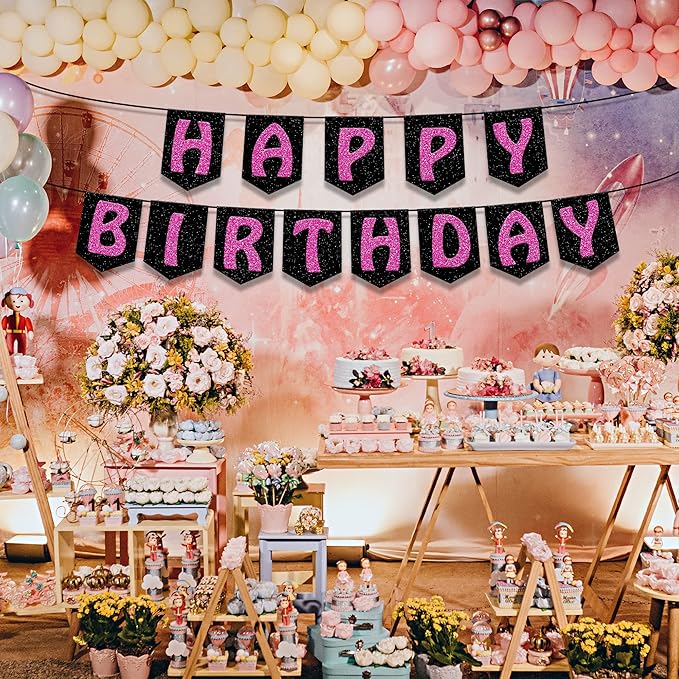 24 Sheets Rose Red Glitter Cardstock Paper, A4 Premium Sparkly Paper for Scrapbook, DIY Projects, Party Decoration, Gift Box Wrapping 250GSM/92lb