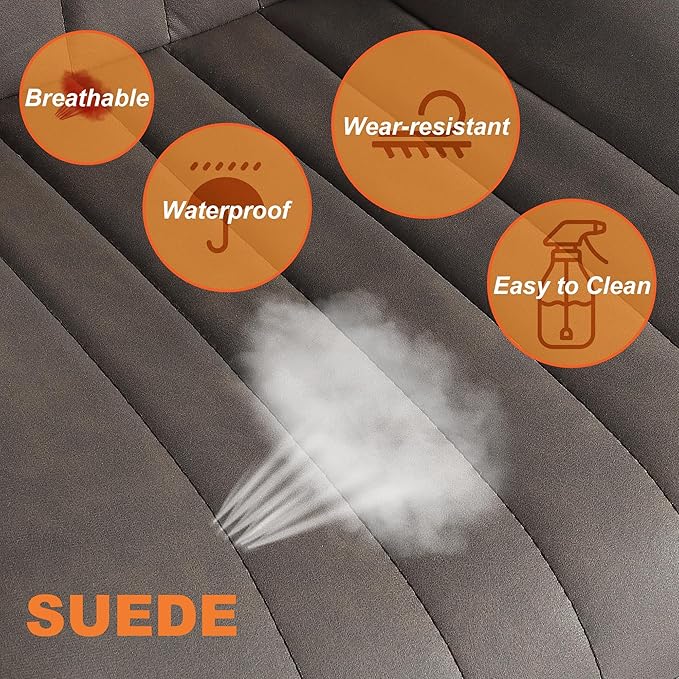 Bar Stools Set of 3, Swivel Counter Height Barstools with Back, Adjustable PU Leather Bar Chairs, Modern Armless Kitchen Island Stool, Brown