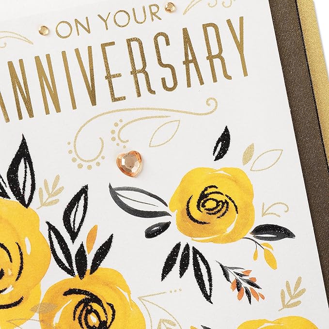 Hallmark Anniversary Card for Couple (Loving Wishes)