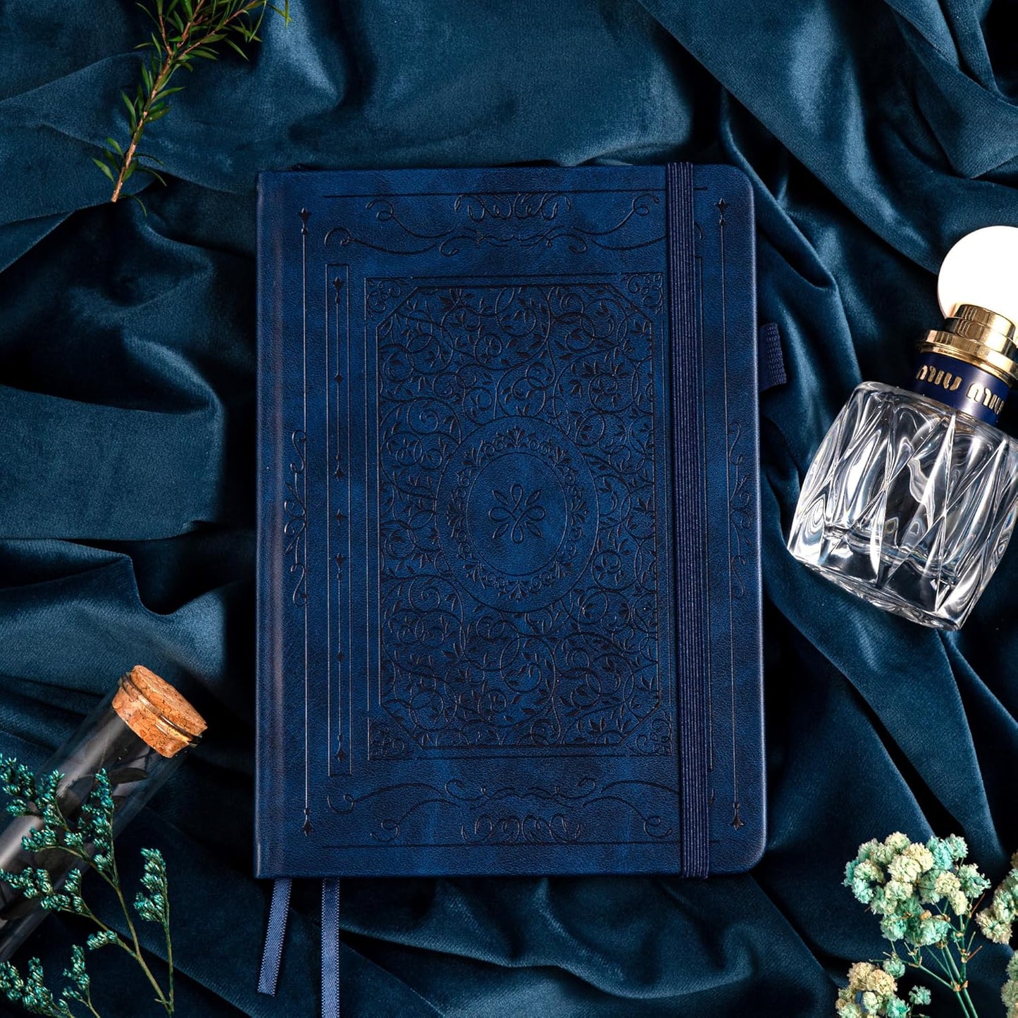 TIEFOSSI Bullet Dotted Journal Notebook, 160gsm 256 Numbered Thick Paper, A5 Hardcover Dotted Grid Diary for Women Men Work Writing, Bullet Journaling, Drawing, 5.8 x 8.3 in