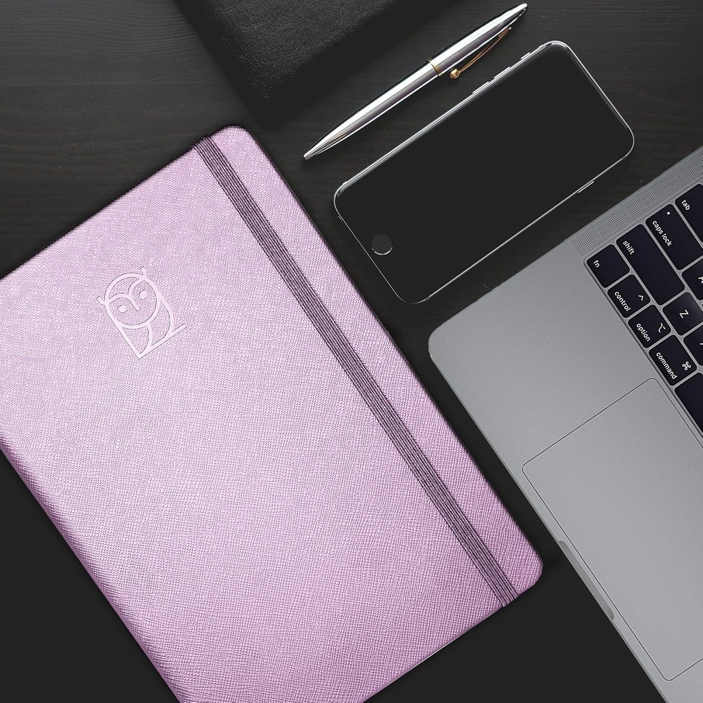 Undated Daily Planner – 3-Month A5 Productivity Organizer with Full Page Per Day, Hourly Schedule, Goal Setting, Habit Tracker, Weekly & Monthly Pages – Hardcover Time Management Notebook (Lilac)