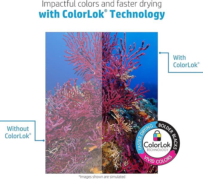 HP Papers | 8.5 x 11 Paper | BrightWhite 24 lb |1 Ream - 500 Sheets| 100 Bright | Made in USA - FSC Certified | 203000R