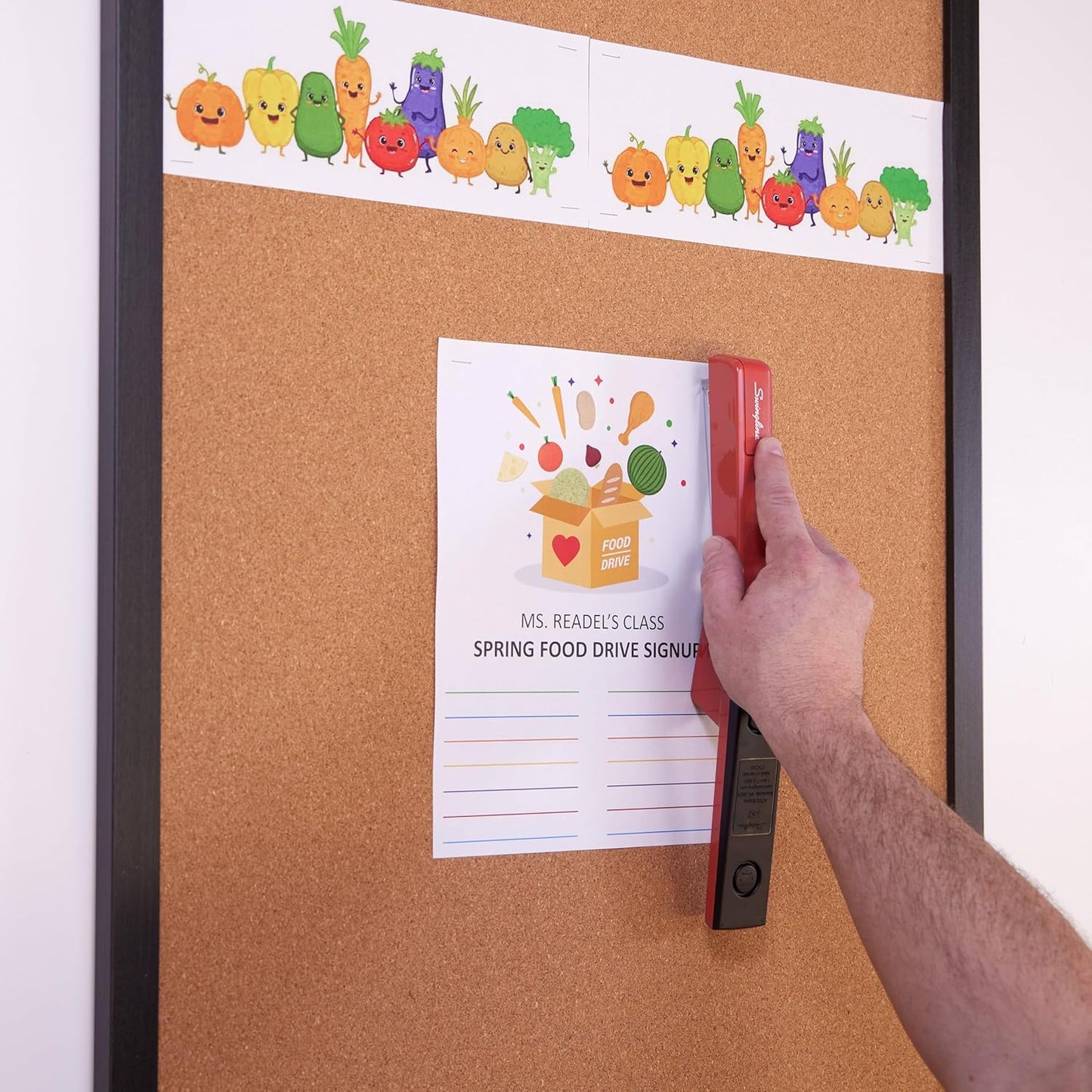 Swingline Stapler, 30 Sheet Capacity, 747 Classic Stapler, Jam Free, Metal, Lipstick Red (74718)