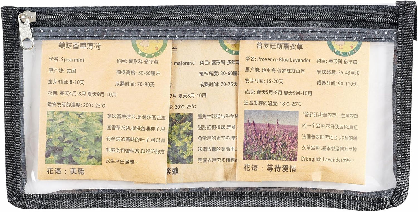 3.9 x 7.8 Clear Cash Register Money Pouch Bank Deposit Bag Check Wallet 20 Pack Zipper Closure