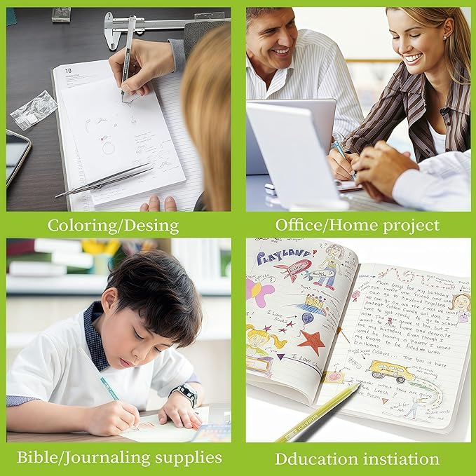 Colored Gel Pens Set, 0.6mm Fine Point for Black & White Paper, Cute Pens for Journaling, Adult Coloring Books, Bible, Drawing, Note Taking, School & Journaling Supplies (72 Advanced Colors)