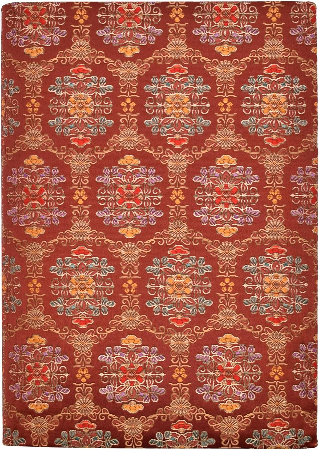 BLBMH A5 Book Covers for Paperbacks Fit for 5.5x8.4 inch Adjustable Book Sleeve Cover for Women Over 15 Soft Cloth Protector for Novels Notebook Journal - Flower Red