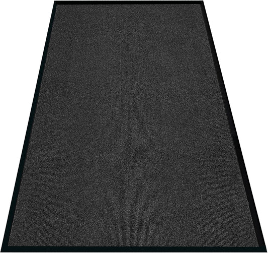 SRDDQLC Door Floor Mat Commercial Grade Large Size Heavy Duty Tough Entry Collection Slip Skid Entrance Mat with Rubber Backing Low Profile and Easy to Clean Indoor Outdoor Rug(Black, 4x8FT)