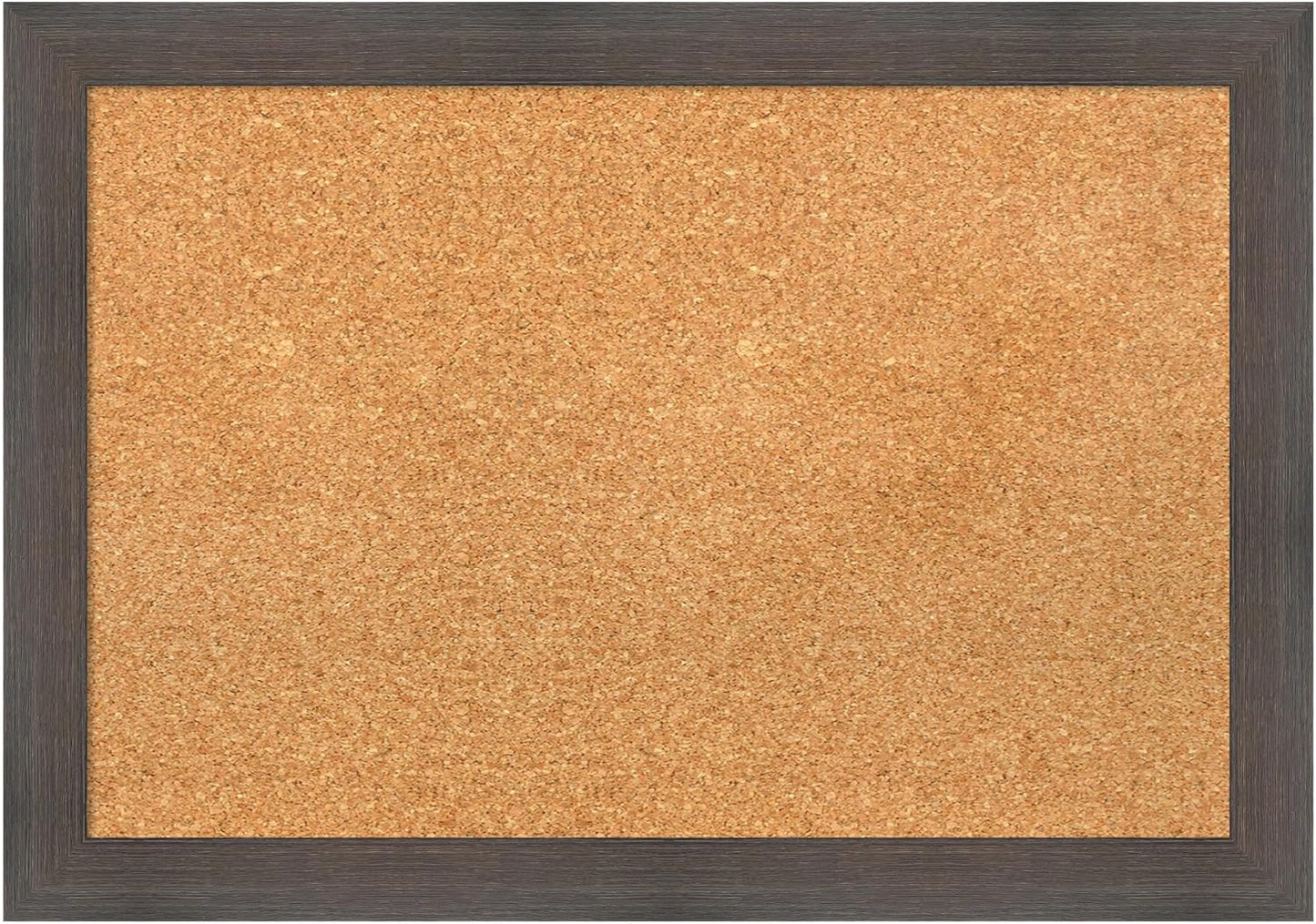Amanti Art Natural Cork Board for Wall, 19x27 Vision Board with Brown Wood Frame, Medium Corkboard Office Decor for Home Organization, Rustic Farmhouse Corkboard Pinboard to display items for home