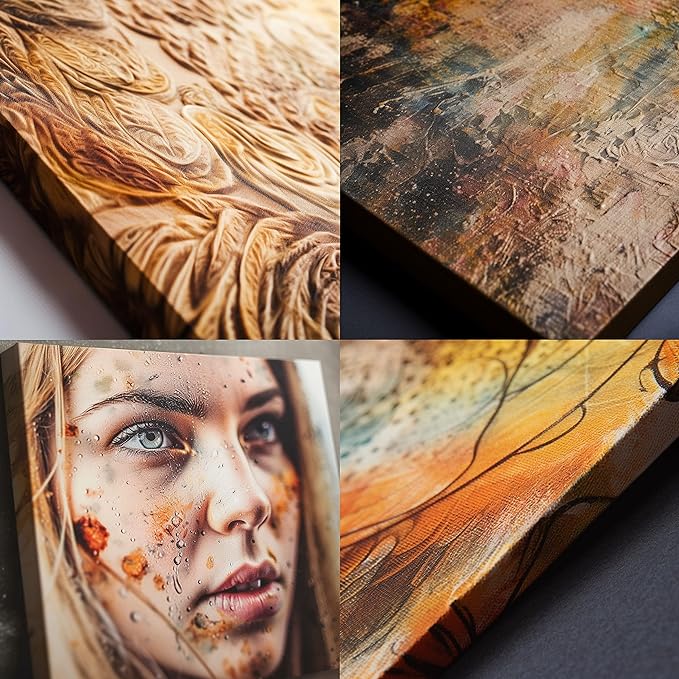 Premium Polyster Matte Canvas Roll, Quick Dry, Wide Format Inkjet Printer Compatible, Perfect for Fine Art, Photography, Giclée Printing, Archival Quality Prints. (36"x100' 290gsm Polyester 6Rolls)