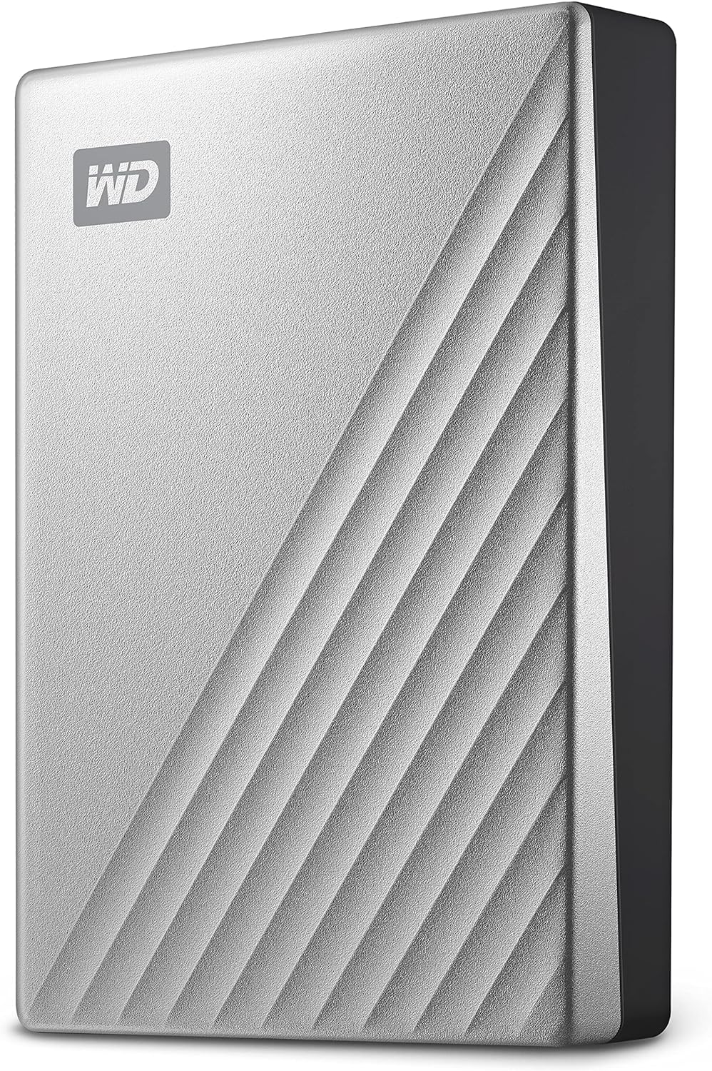 WD 2TB My Passport Ultra, Silver, Portable External Hard Drive, backup software with defense against ransomware, and password protection, USB-C and USB 3.1 - WDBC3C0020BSL-WESN